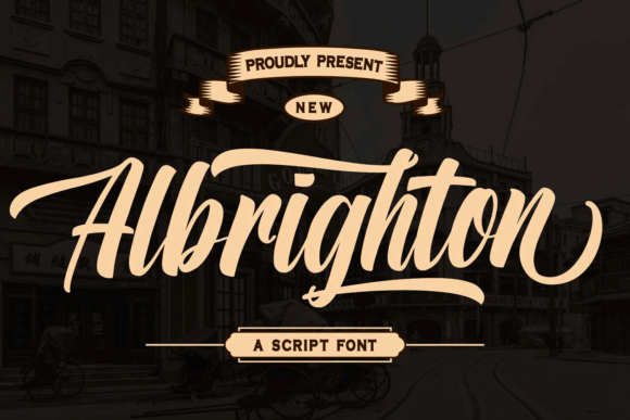 Albrighton Font: A Vintage Script for Modern Branding
