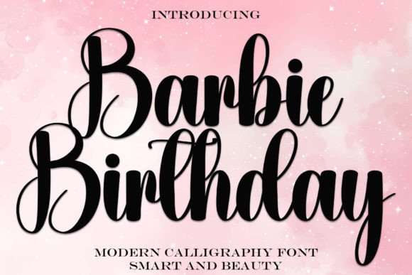Barbie Birthday: A Font Designed for Editorial Grace