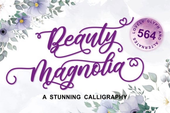 Beauty Magnolia: The Elegant Script Font I Keep in My Web Design Toolkit