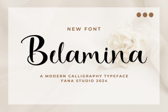 Belamina: An Elegant Script Font for Editorial Identity