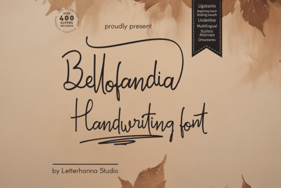 Bellofandia: A Calligraphic Typeface for Editorial Expression