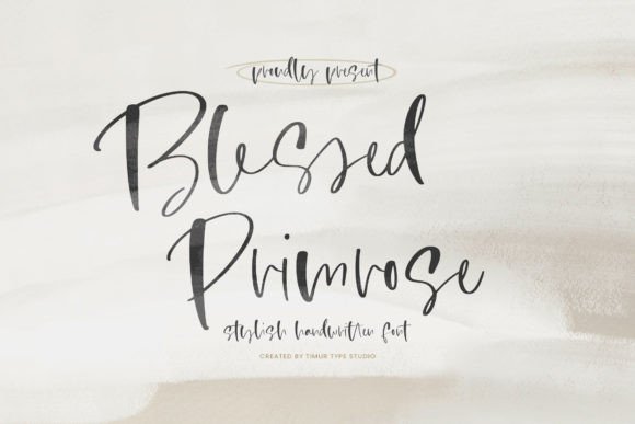 Blessed Primrose: An Elegant Script Font for Editorial Mood