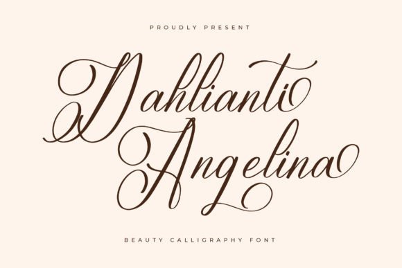 Dahlianti Angelina: The Font That Refines Your Campaign Message