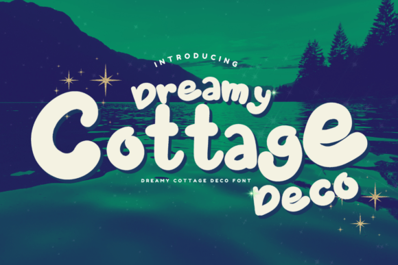 Dreamy Cottage Deco: A Rustic Font for Modern Branding