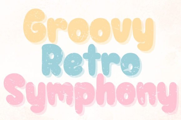 Groovy Retro Symphony: A Font for Storytelling
