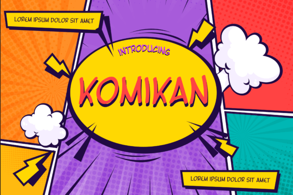 Komikan: A Comic Script Font for Editorial Personality