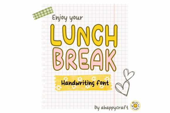 Lunch Break: A Cute Handwritten Font with Brand Personality