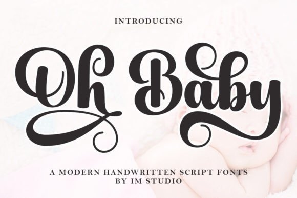 Oh Baby: A Handwritten Font Built for Creative Projects