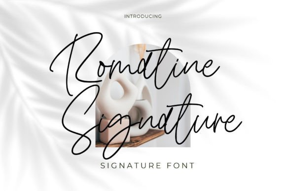 Romatine Signature: A Modern Font Built for Branding