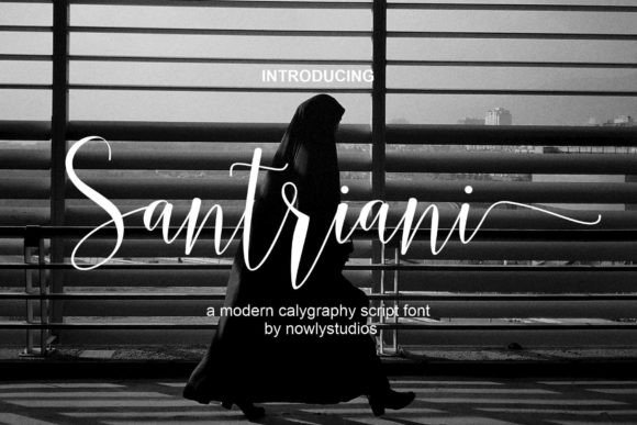 Santriani: A Stylish Script Font for Building Your Business Brand