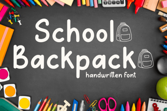 School Backpack: A Font for Editorial Warmth