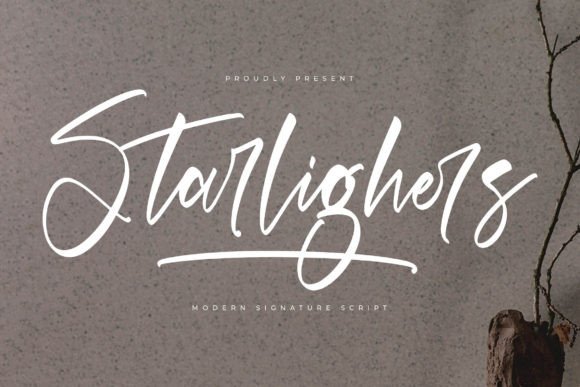 Starlighers: The Elegant Script Font for Your Brand Upgrade