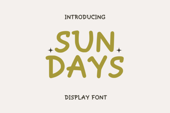 Sun Days Font: A Creative Asset for Campaign Designers