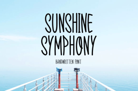Sunshine Symphony: A Versatile Handwritten Typeface for Digital Design
