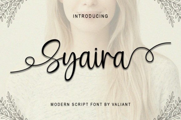 Syaira: A Handwritten Font for Editorial Stories