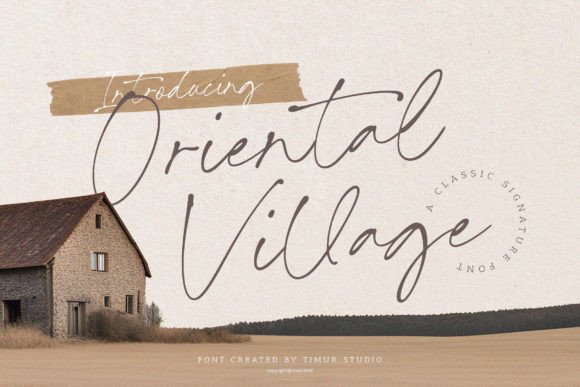 Testing Oriental Village: A Marketer’s Review of a Stylish Script Font