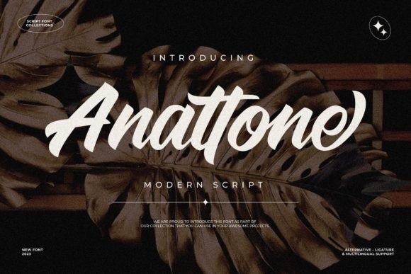 The Elegance of Anattone: A Font for Editorial Grace