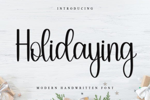 The Holidaying Font: Elevating Digital Design with Elegant Handwriting