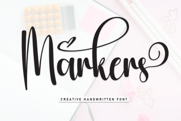The Natural Elegance of Markers, a Handwritten Font