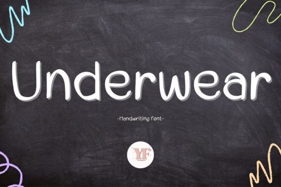 The Underwear Font: A Handwritten Touch for Your Creative Projects