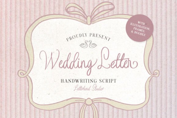 Wedding Letter: A Handwritten Font for Crafters and Shop Owners