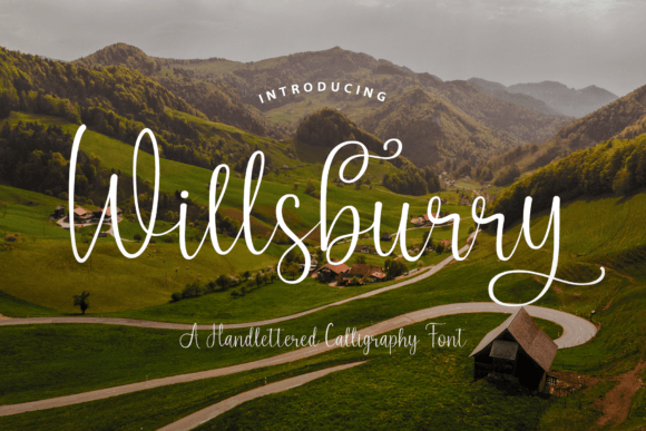 Willsburry: A Modern Calligraphy Font for Crafters & Creators